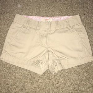 J. Crew chino shorts